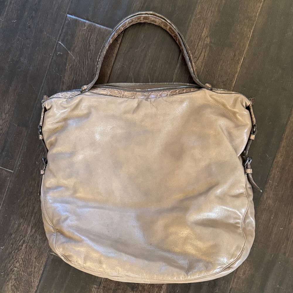 Bottega Veneta Taupe Leather Tote